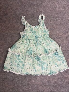 Etta Vee Toddler Girl 2T Floral Mint Green Summer Dress